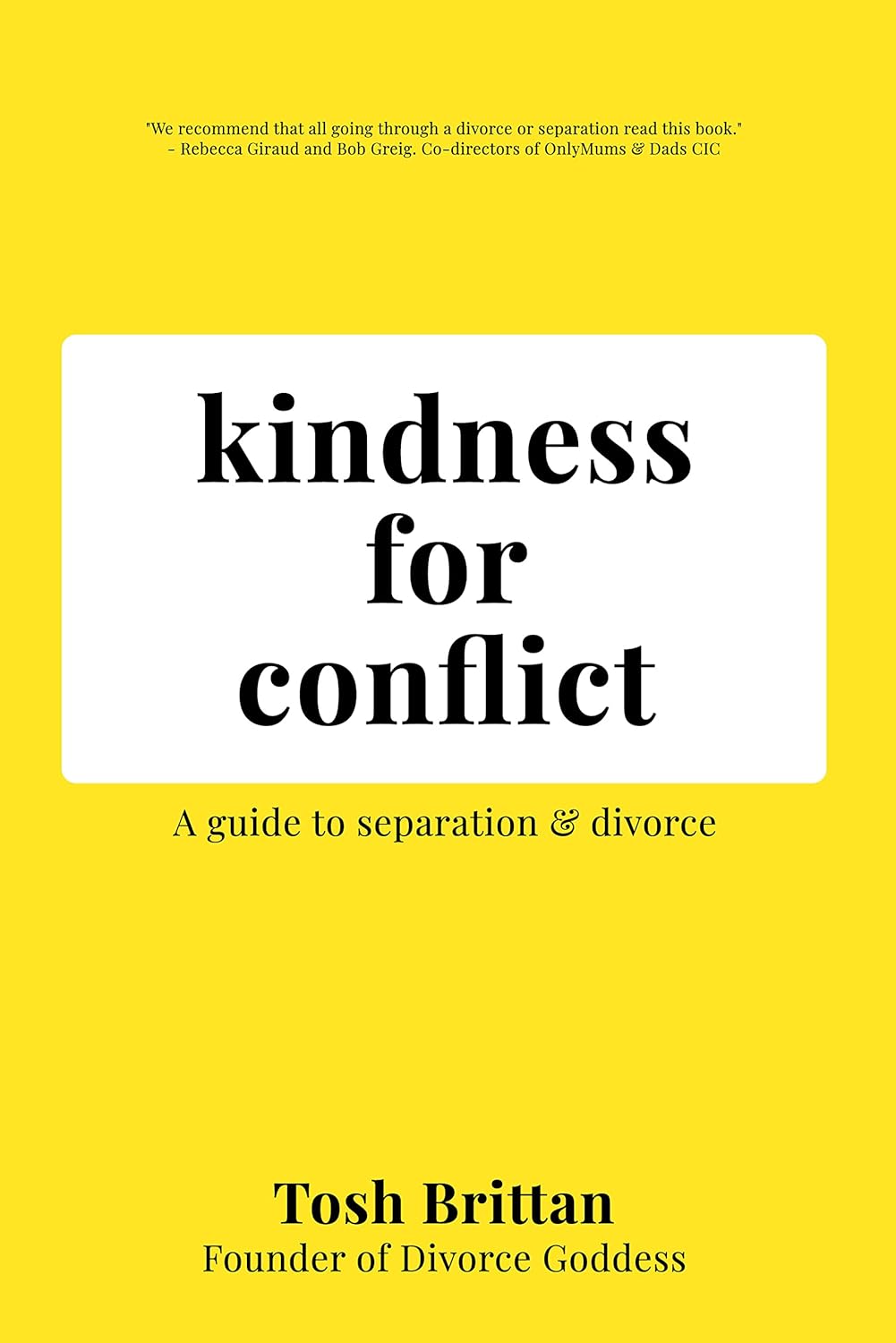 Kindness for Conflict